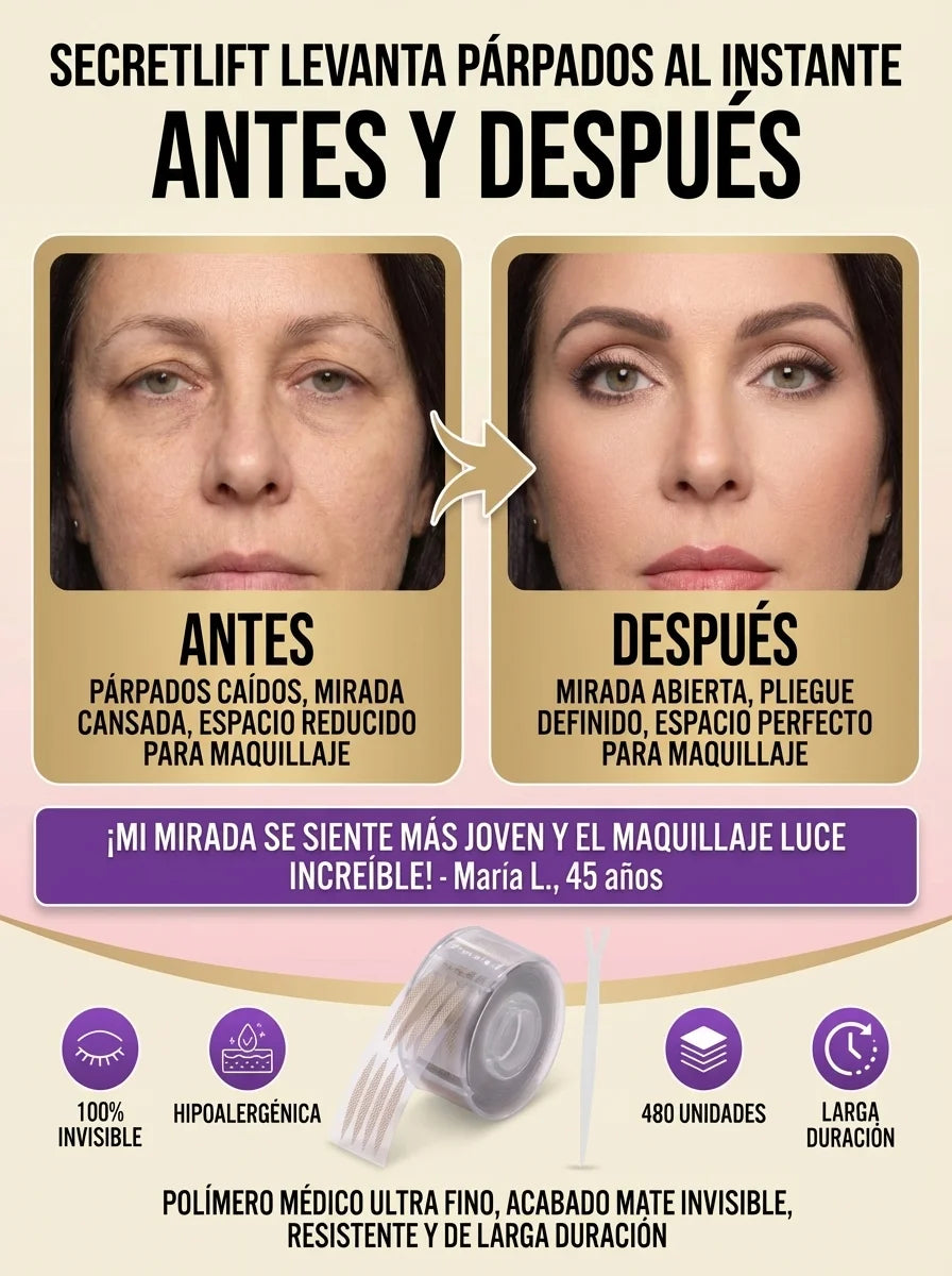 Cintas Levanta Párpados: 480 Unidades