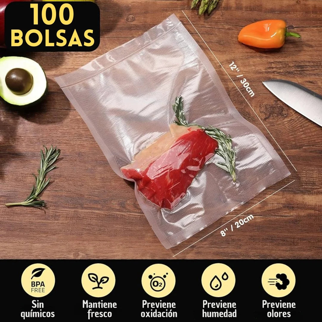 x100 Bolsas al Vacío