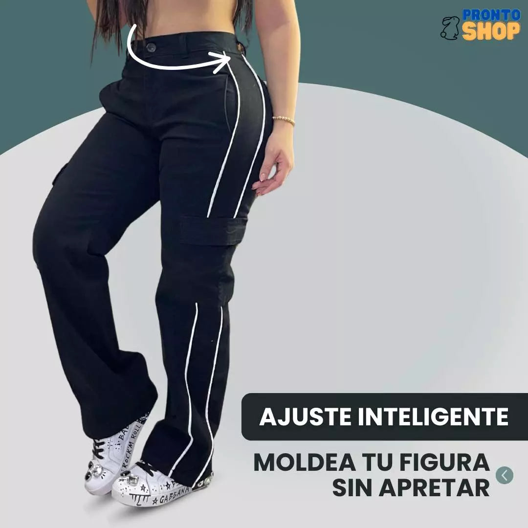 Pantalón Cargo Stretch Casual