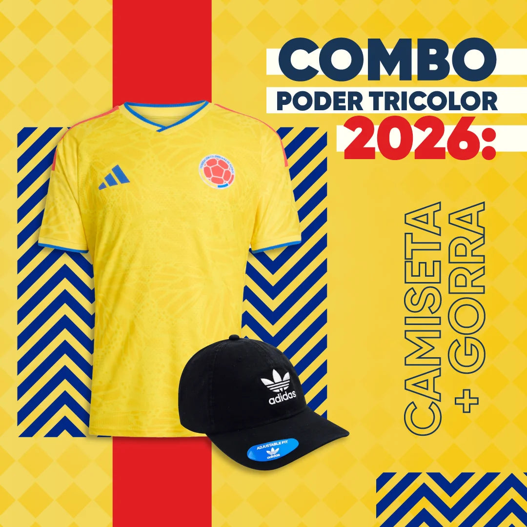 Combo Tricolor 2026: Camiseta + Gorra
