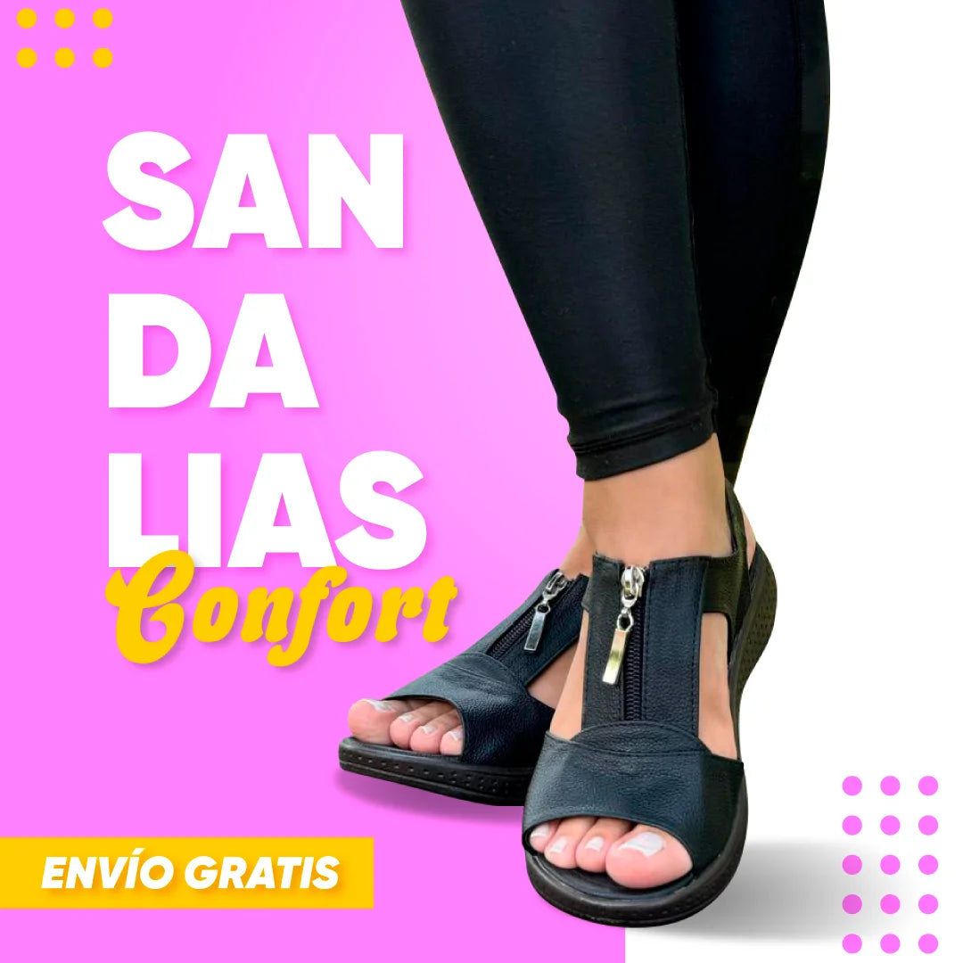 Sandalias Confort con Cierre Ajustable