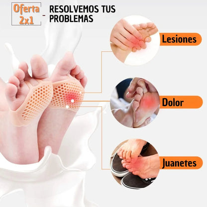 Plantillas Correctoras 2x1 | Alivio para Juanetes y Fascitis