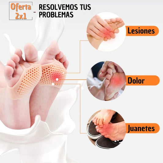 Plantillas Correctoras 2x1 | Alivio para Juanetes y Fascitis