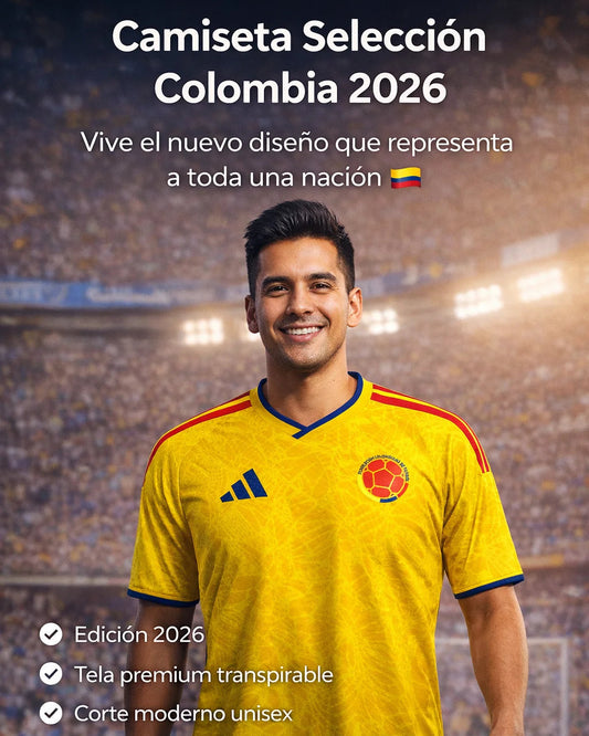 Camiseta Selección Colombia 2026 - Versión Jugador