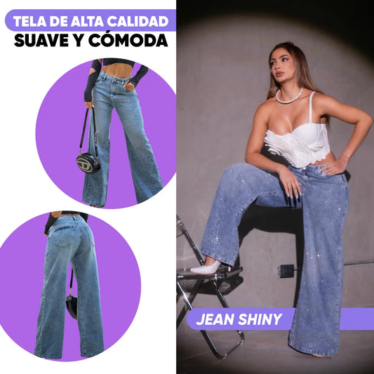 Pantalón Jean Shiny | Brilla con estilo
