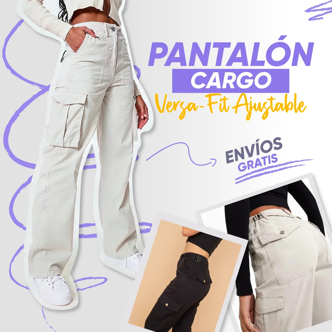 Pantalón Cargo Versa-Fit Ajustable