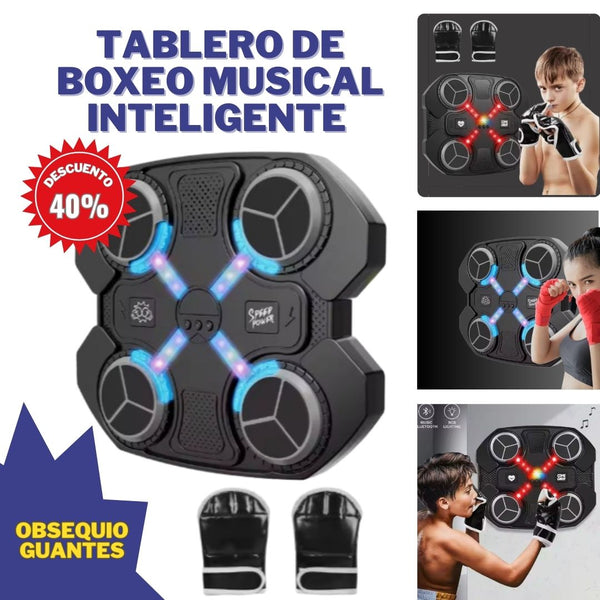 Tablero de Boxeo Bluetooth + Guantes Gratis